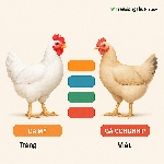 So Sánh Gà Mỹ Trắng Với Gà Công Nghiệp Việt – Loại Nào Năng Suất Cao Hơn?
