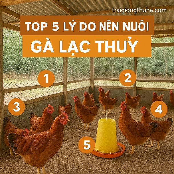 Top 5 Lý Do Nên Nuôi Gà Lạc Thủy
