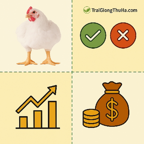 Gà Công Nghiệp Là Gì? Ưu Nhược Điểm & Hiệu Quả Kinh Tế Khi Chăn Nuôi