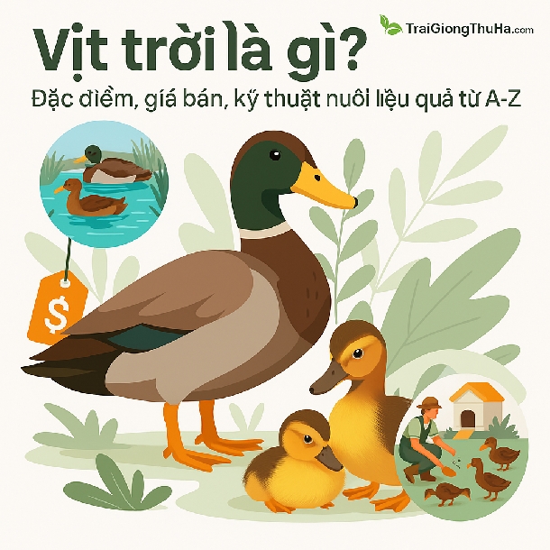 Vịt Trời Là Gì? Đặc Điểm, Giá Bán, Kỹ Thuật Nuôi Vịt Trời Từ A–Z